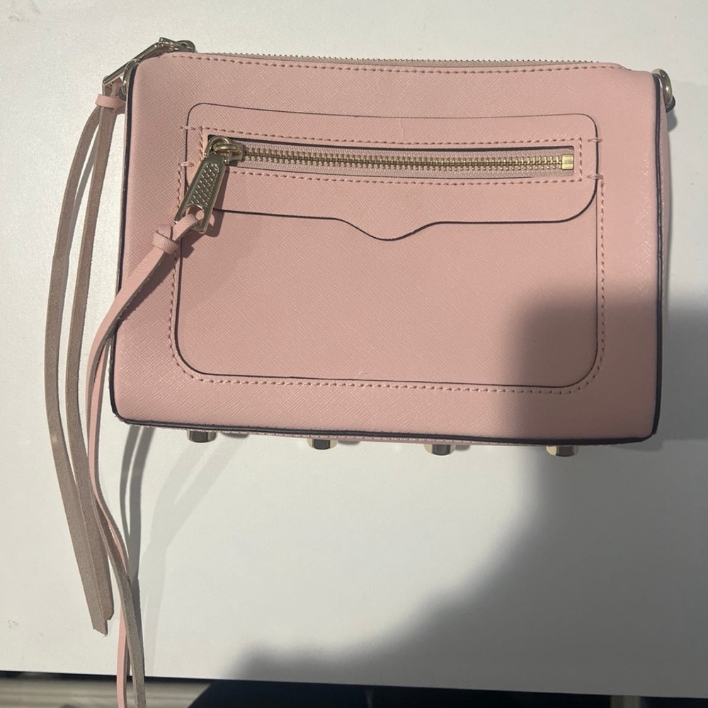 Rebecca Minkoff baby pink Crossbody no strap